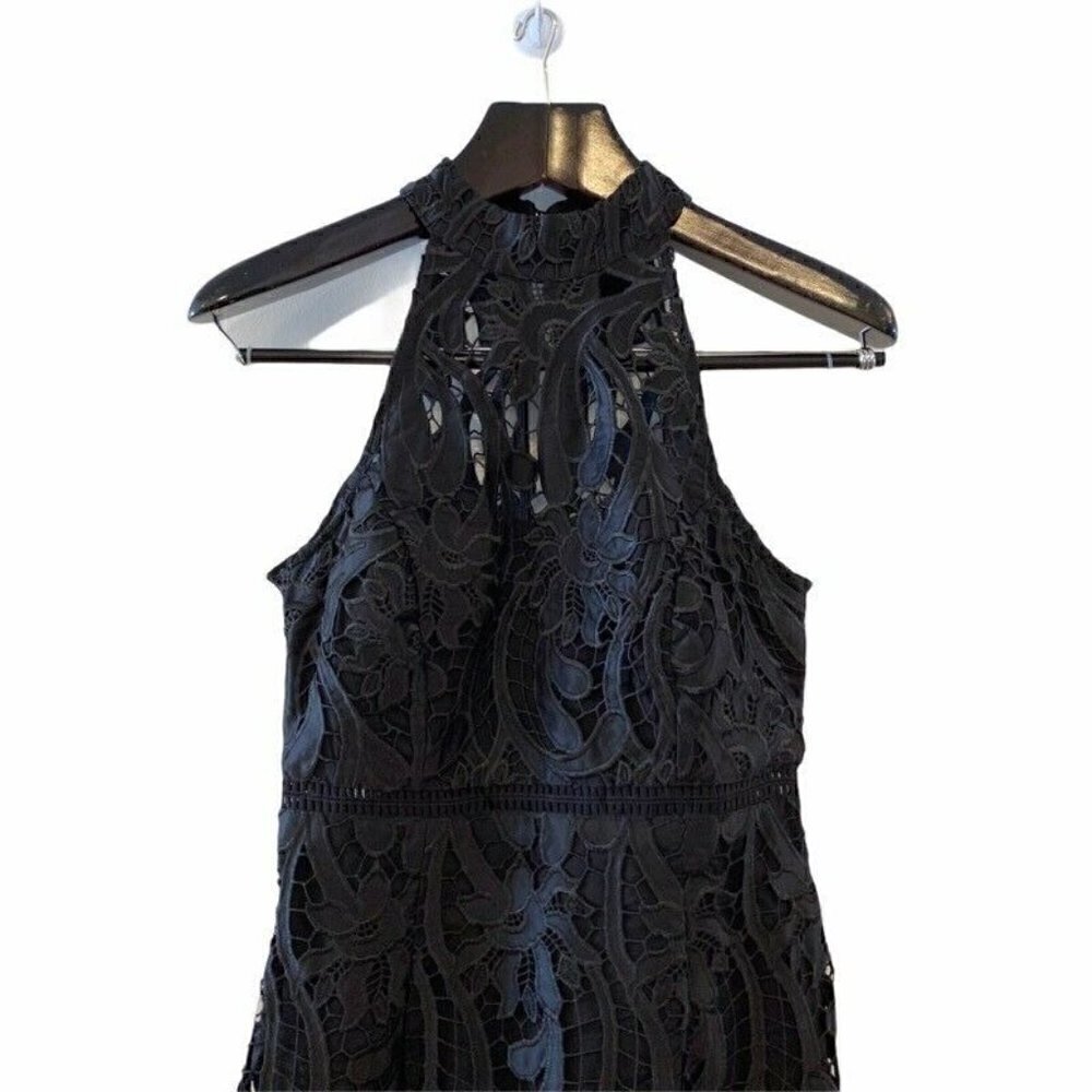 Bardot Womens Isa Lace Dress Black Floral Lined Women’s Size XS / 4 - Picture 5 of 11